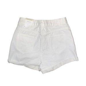 White high waist shorts